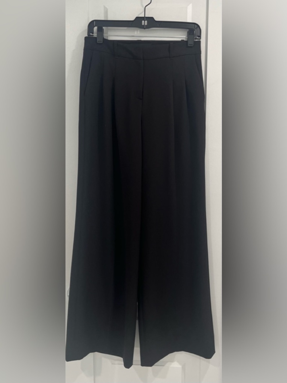White House Black Market Pleated Wide Leg Pants, Size 2